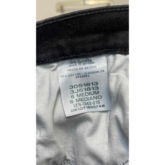 Lee Black Relaxed Fit Straight Leg Jeans Size 6 Medium - Picture 4 of 4